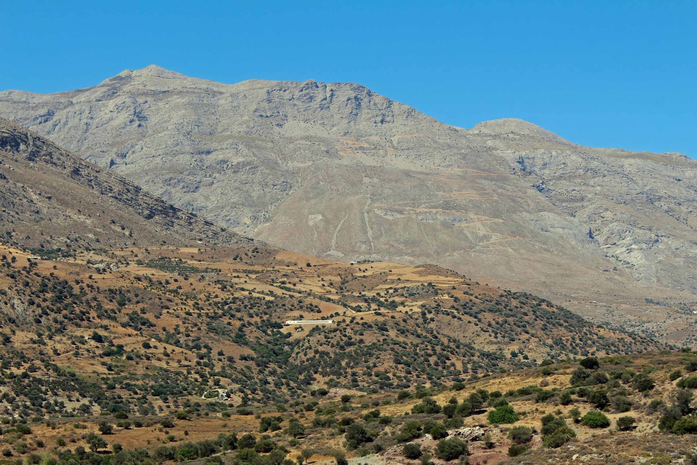 Crète, Saktouria, panorama