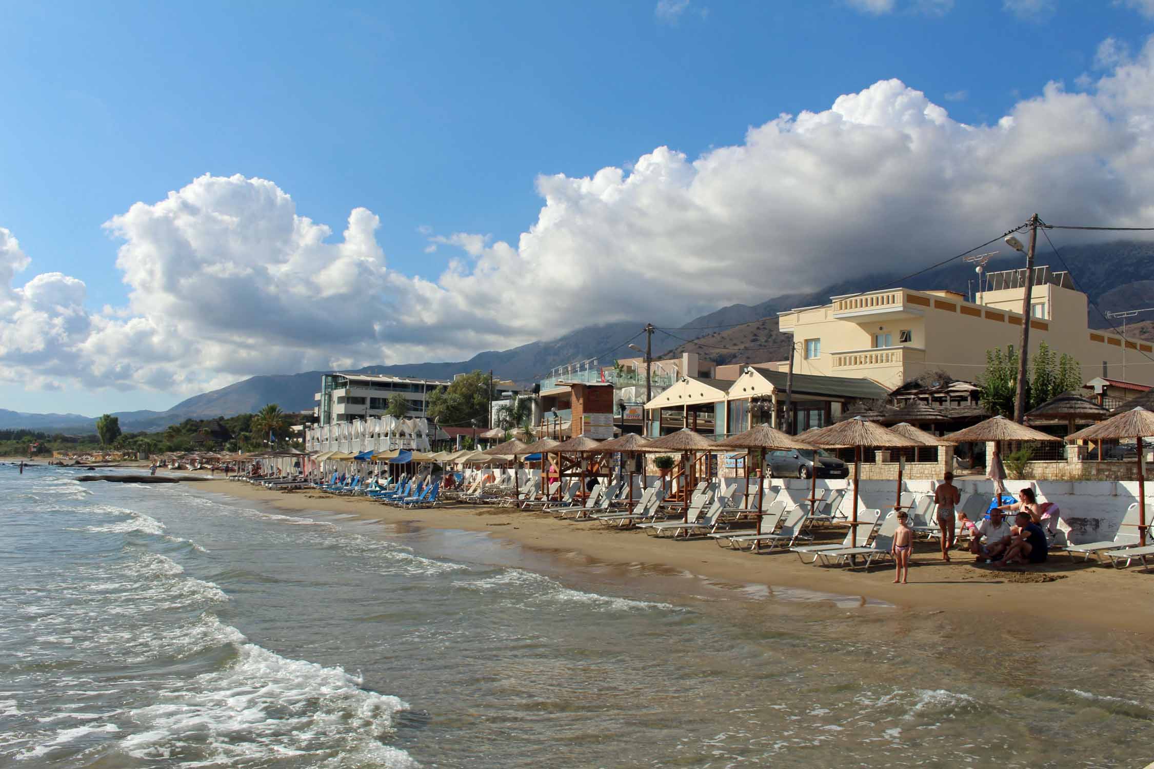 Crète, Georgioupoli, plage