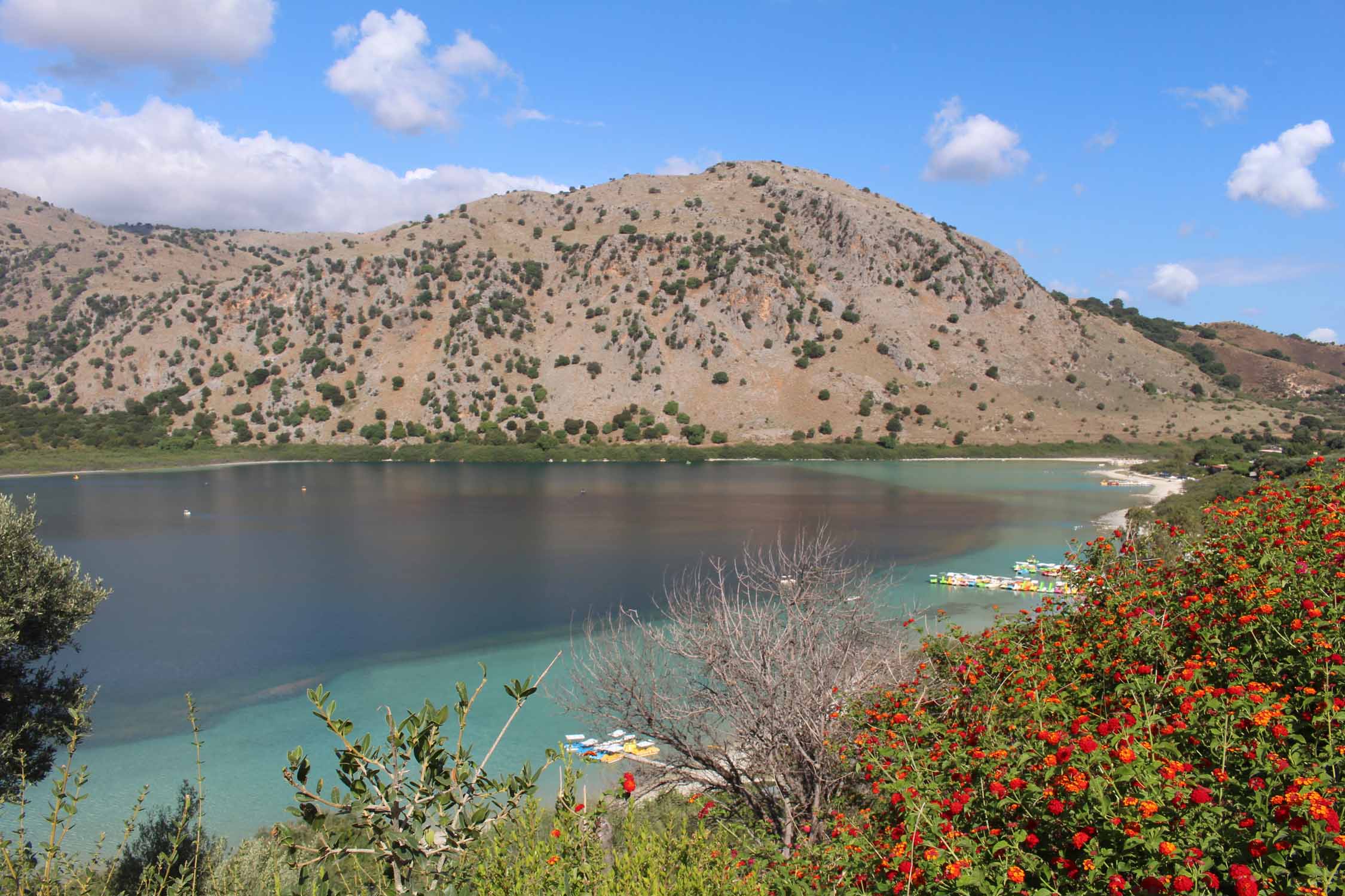 Crète, lac Kournas