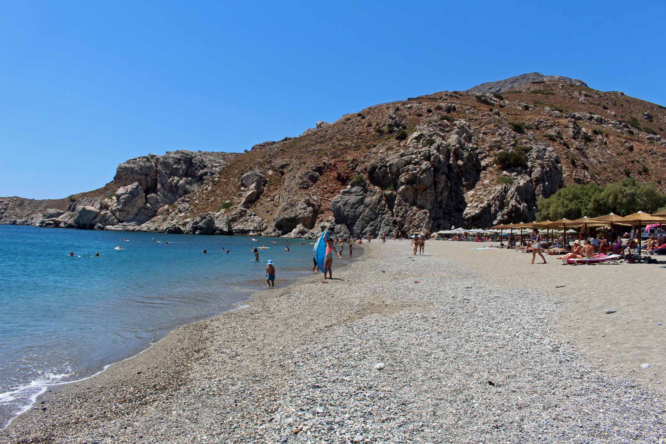 Crète, plage de Souda