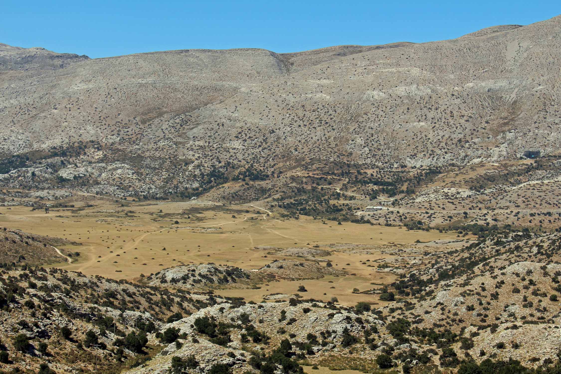 Crète, plaine de Nida, paysage