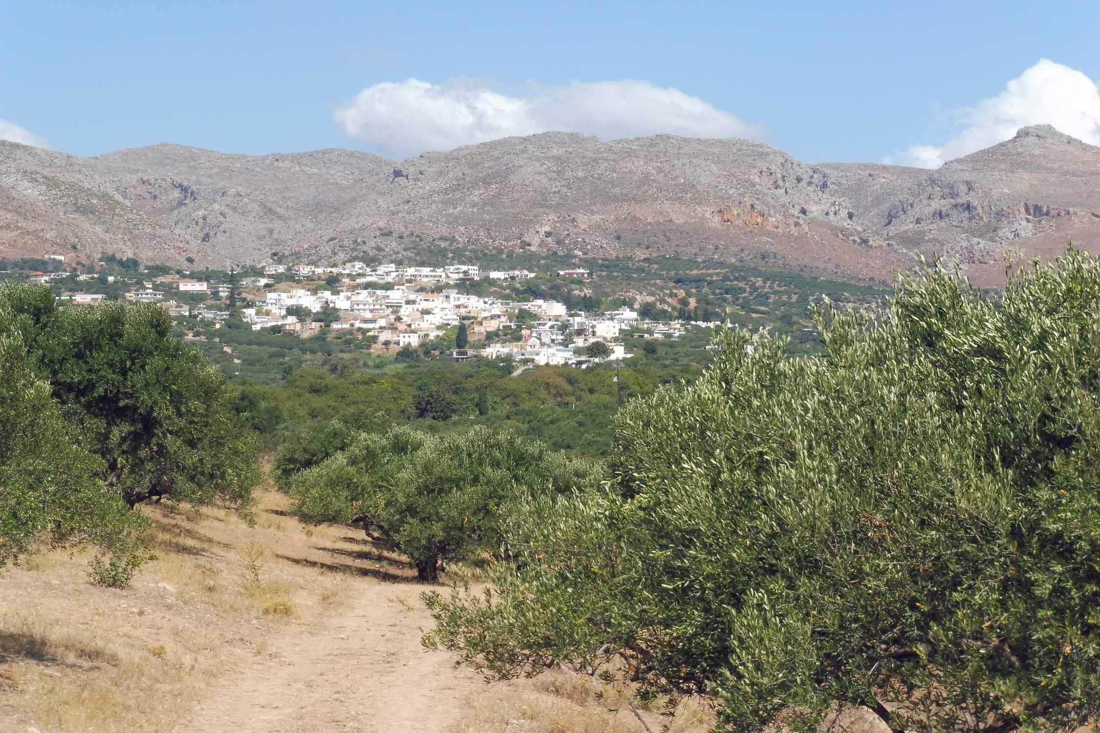 Crète, Zakros, paysage