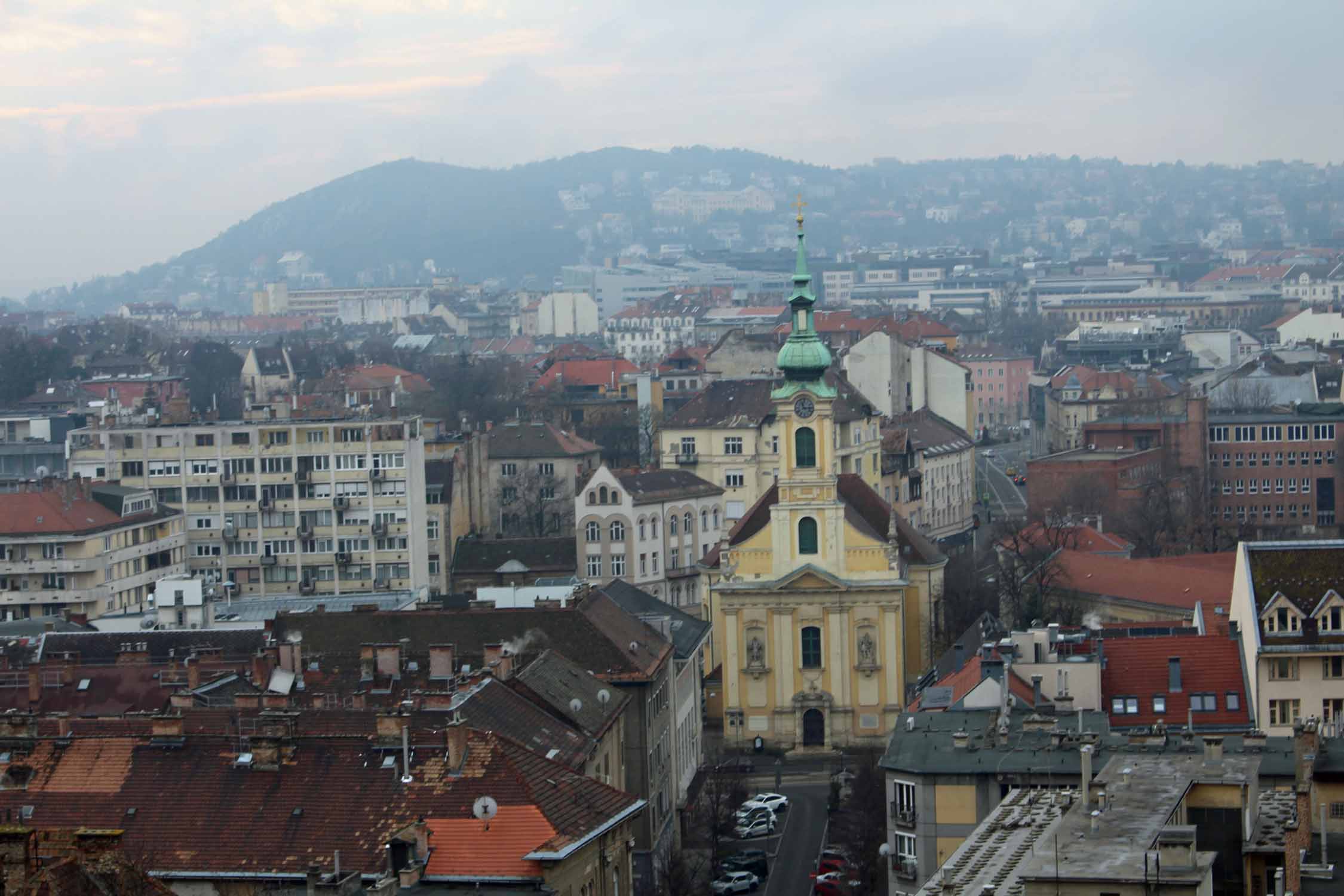 Budapest, panorama ouest