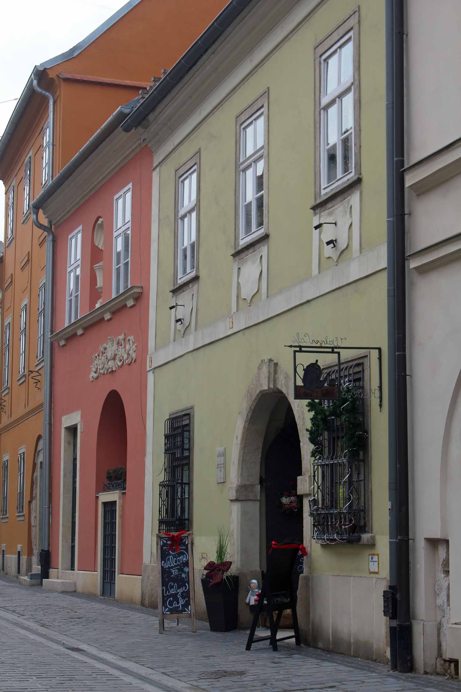 Budapest, façades colorées