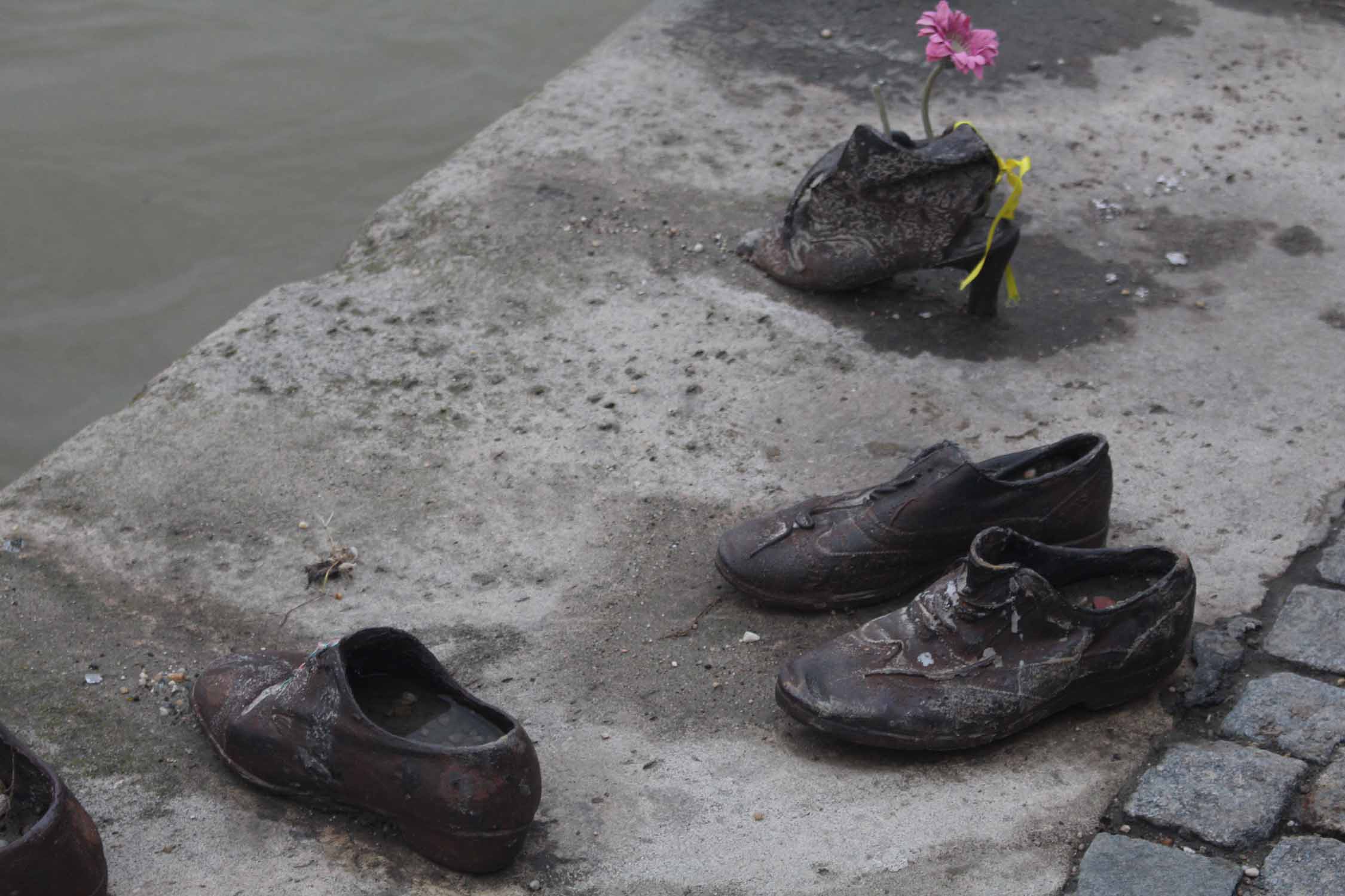 Budapest, Chaussures au bord du Danube