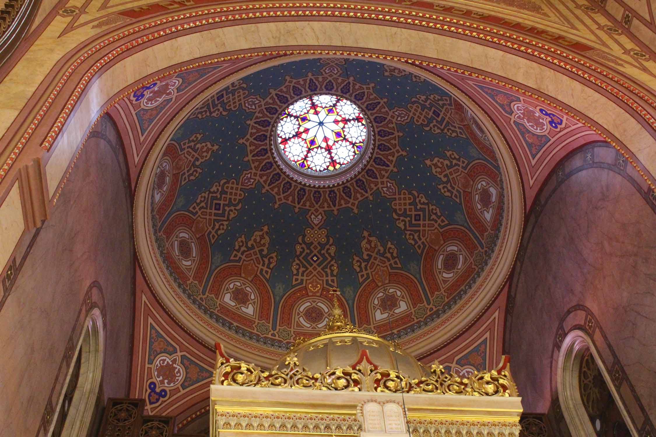 Budapest, grande Synagogue, dôme