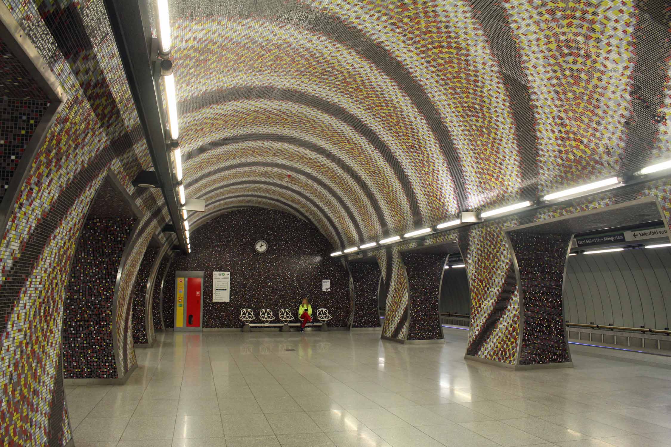 Budapest, station de métro Szent Gellért tér