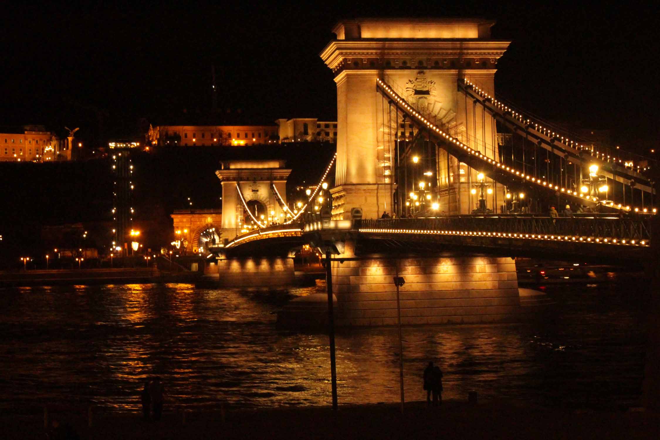 Budapest, Danube, Pont aux Chaînes