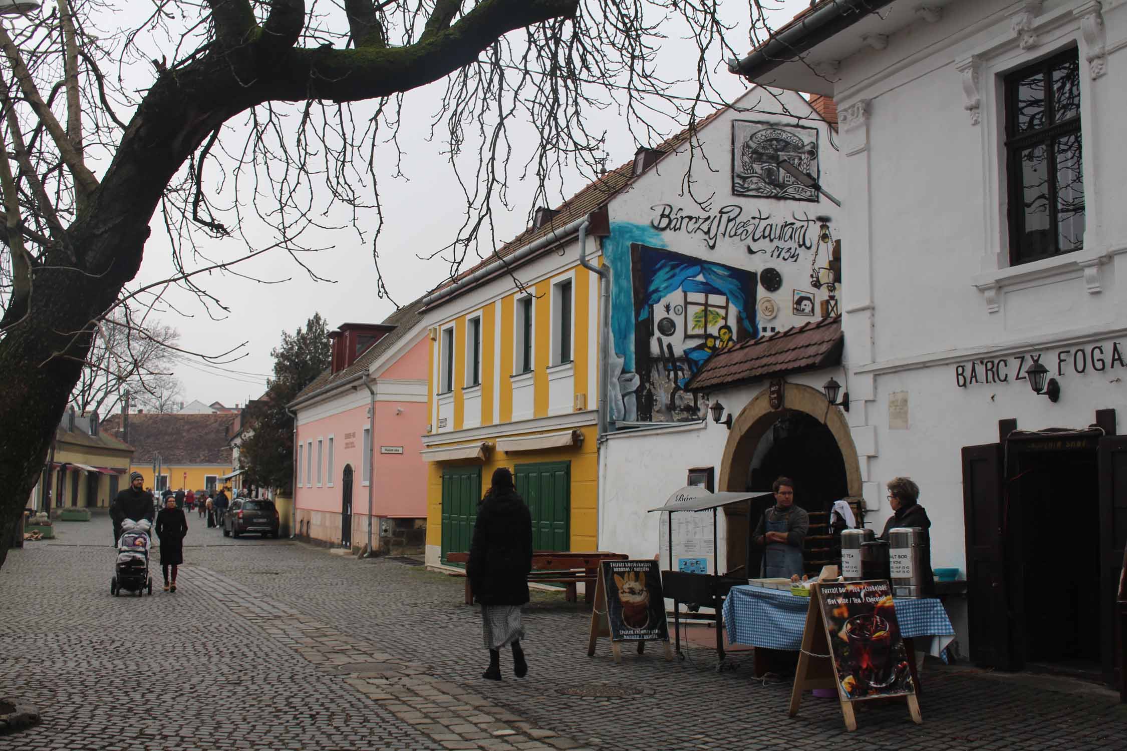 Szentendre, rue colorée, Bogdanyi