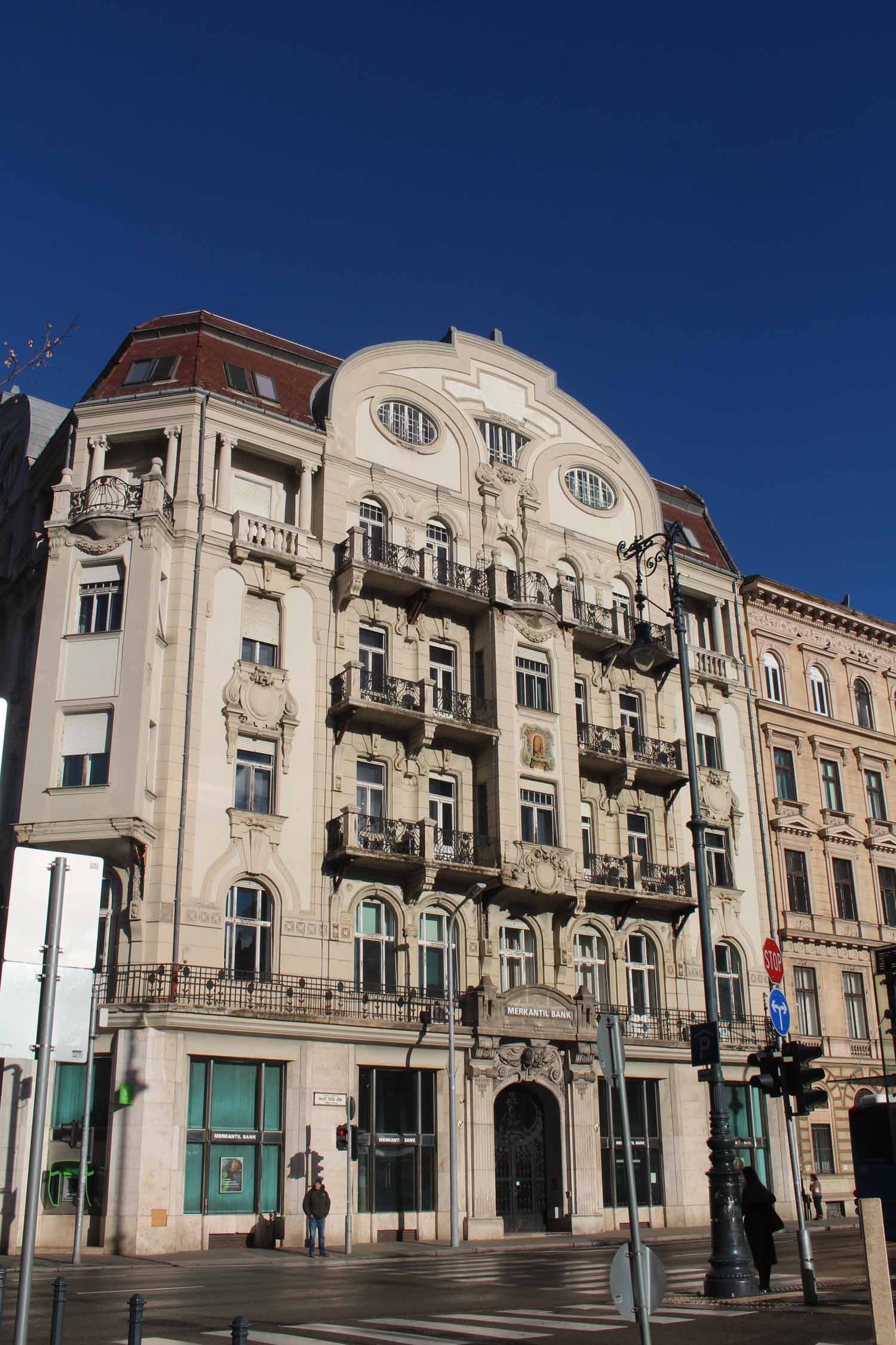 Budapest, bâtiment rue Jozsef Attila