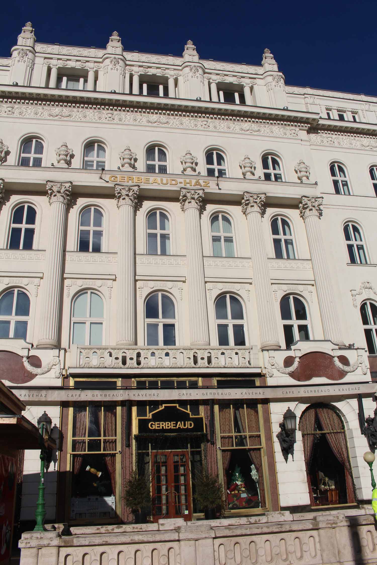 Budapest, bâtiment café Gerbeaud