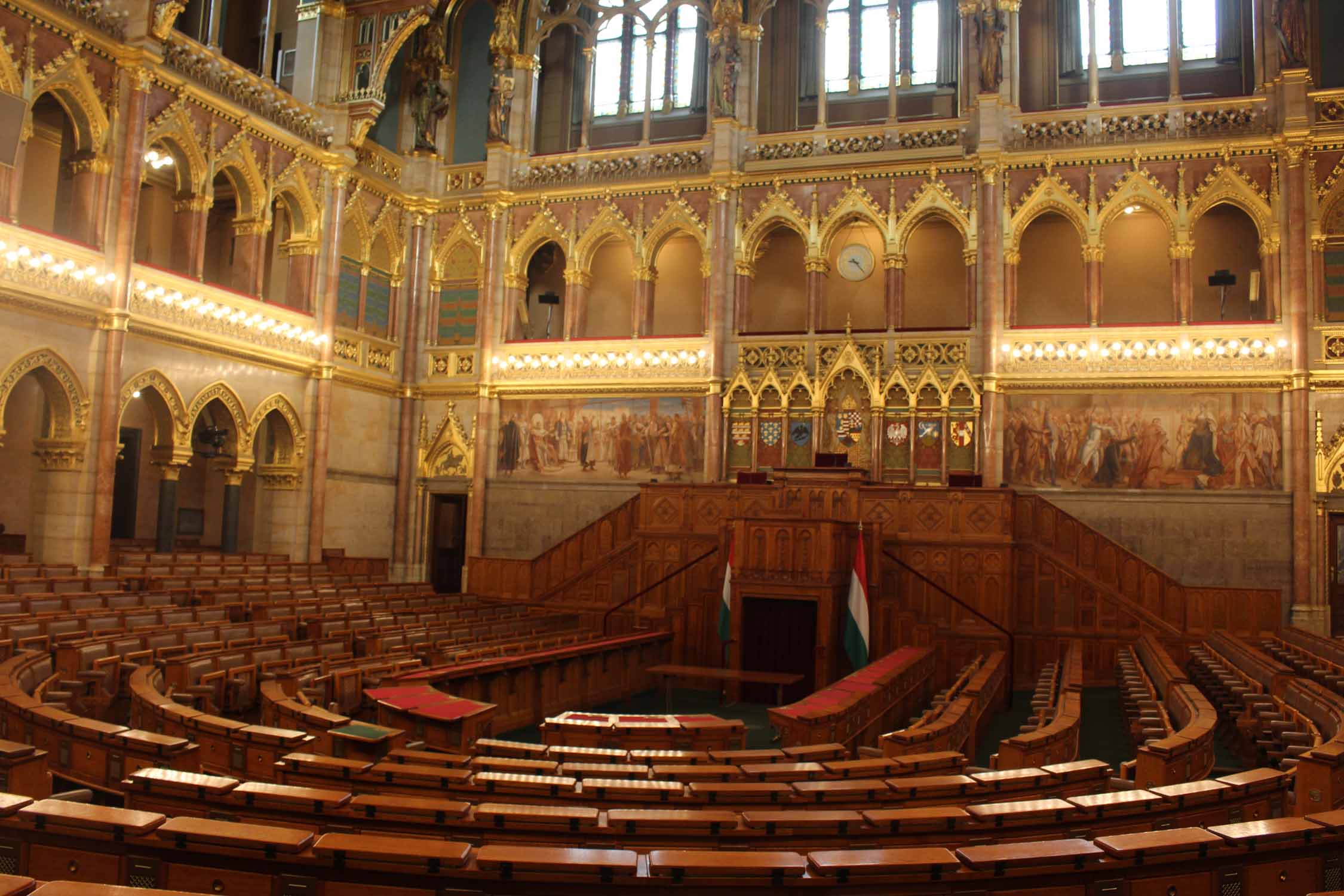 Budapest, Parlement, salle de la coupole