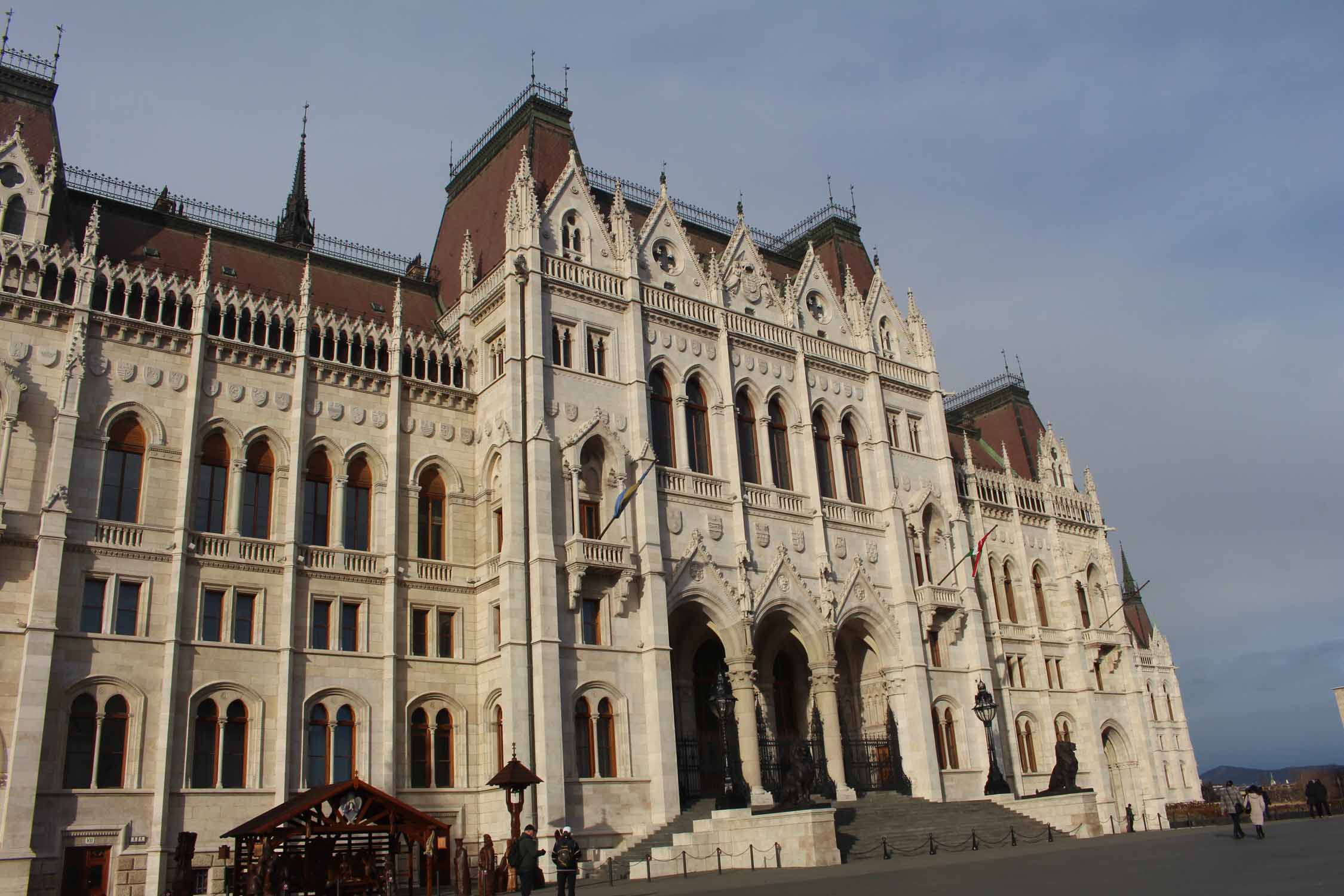 Budapest, façade du Parlement hongrois