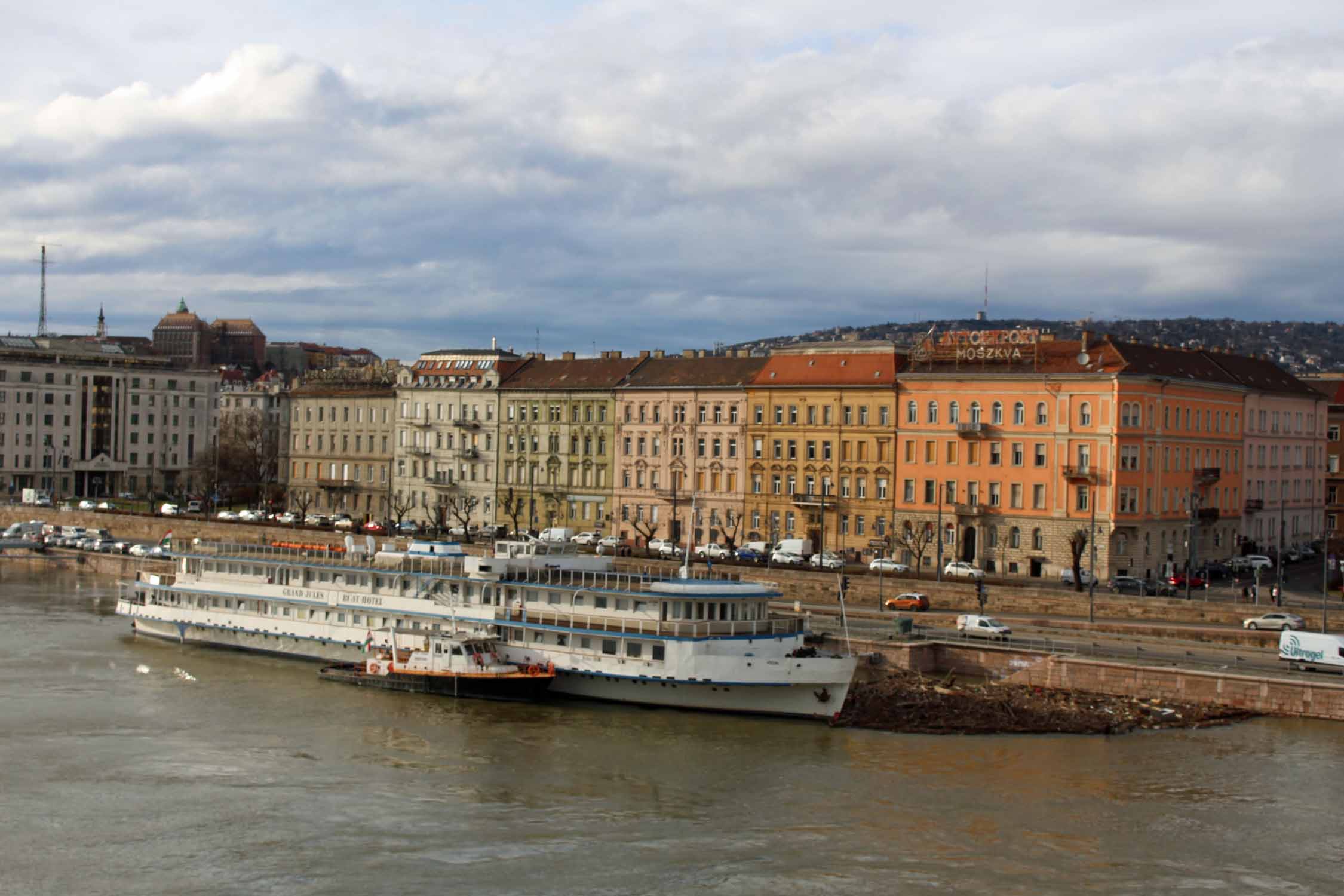 Budapest, pont Marguerite, panorama