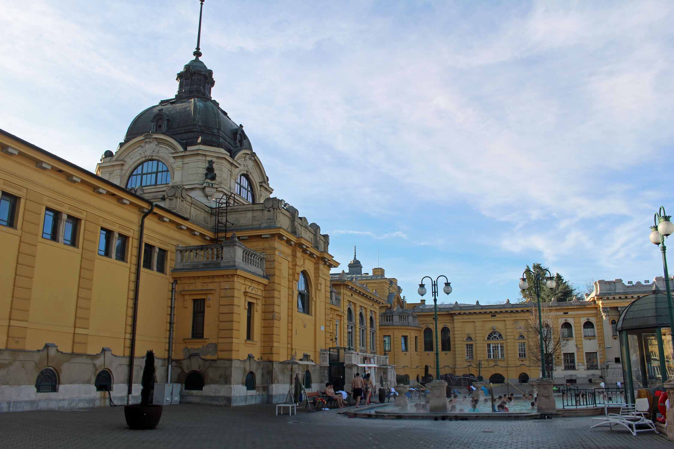 Budapest, Thermes Széchenyi, bâtiments