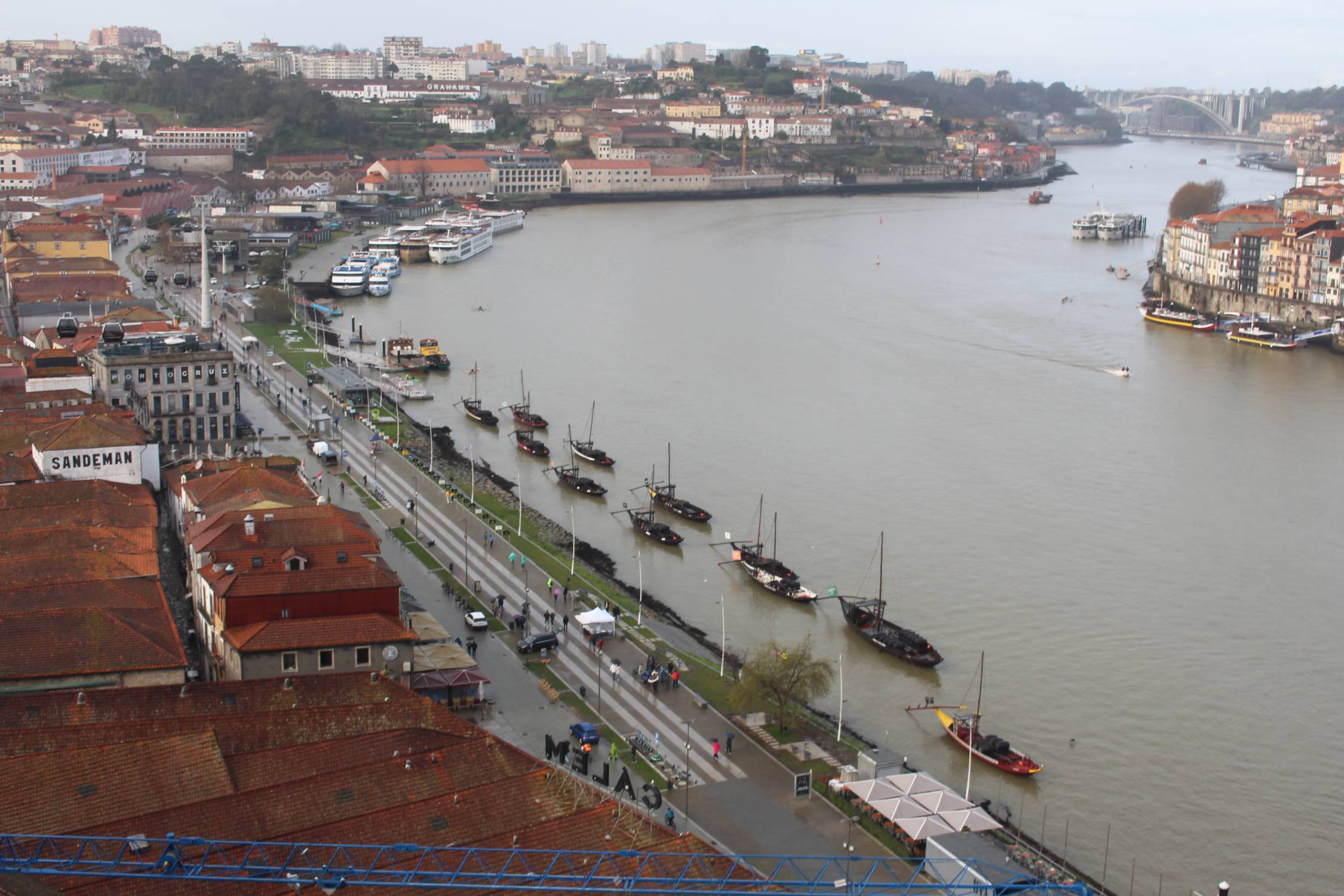 Porto, Gaia, centre historique, le Douro