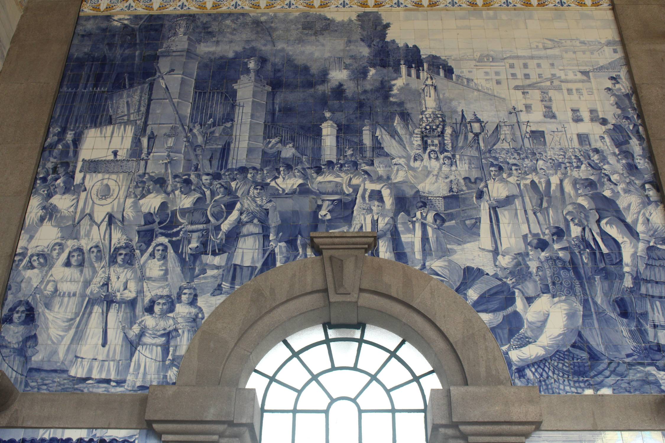 Porto, gare de São Bento, azulejos