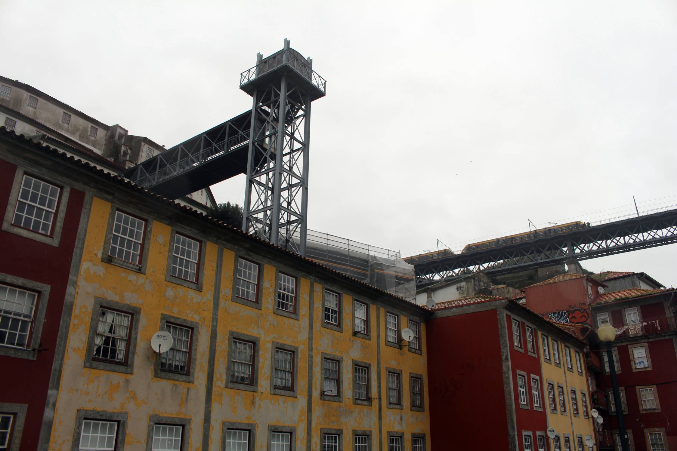 Porto, ascenseur de Ribeira